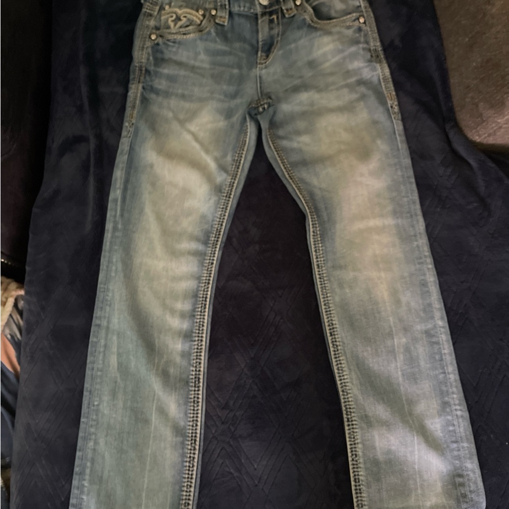 Rock Revival Light Blue Slim Jeans